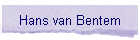 Hans van Bentem